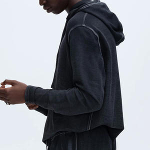 Sudadera con capucha de algodón orgánico para hombre, sudaderas de Jersey personalizadas con capucha, ropa de calle para hombre, sudaderas con capucha, ropa, sudaderas con capucha - Product Image 5