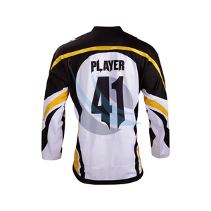 Camiseta de hockey sobre hielo de color personalizado de calidad superior Diseño popular con nombre de equipo OEM Precio barato personalizado para adultos - Product Image 2