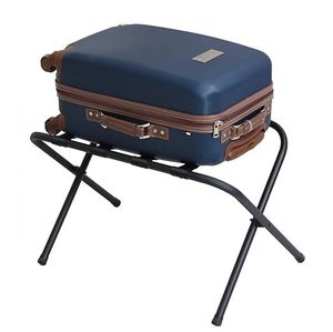 Meuble élégant au design moderne, armoire pliante, porte-bagages en métal, sangle en nylon amovible, rangement, porte-bagages avec - Product Image 3