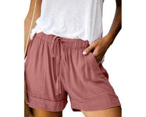 Pantalones cortos de Hip Hop de algodón 100% para mujer, pantalones cortos de alta calidad de longitud larga, transpirables, cómodos, formales, con patrón caliente para mujer - Product Image 3