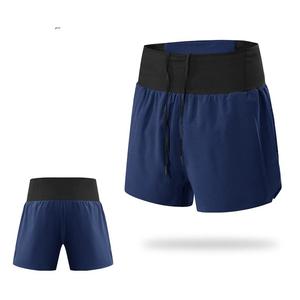 Short de sport Short de fitness double couche deux pièces pour homme Pantalon de course de fond Pantalon trois-quarts à séchage rapide - Product Image 6