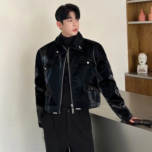 Men's Trendy Casual Autumn Jacket Elegant Canvas Outerwear with Niche Design for Personal Style - Product Image 2