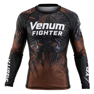 Rashguard de Alta Calidad Hecho a Medida, Transpirable, de Secado Rápido, Tallas Grandes, para Deportes Acuáticos de Otoño, con Logotipo Personalizado, Venum Fighter - Product Image 2