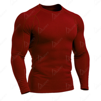 Rashguard confortable pour hommes chemise de surf à séchage rapide Logo personnalisé vêtements de sport de compression vêtements d'athlétisme pour l'entraînement physique