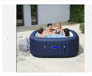 อ่างน้ำร้อนพกพาแบบใหม่ Lay-Z-Spa Hawaii Airjet สปาเป่าลมพร้อมระบบนวด - Product Image 2