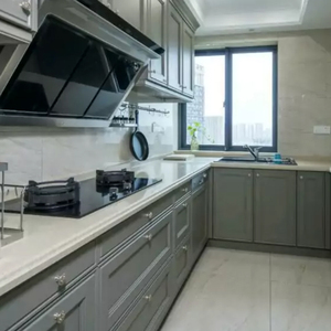 Isola Cucina Modulare in Acciaio Inox con Lavello e Piano di Lavoro, Cerniere Personalizzate, Arredamento Moderno, Produzione Guangdong - Product Image 1
