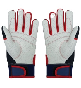 Gants de baseball personnalisés pour gauchers, pour lanceurs droitiers, imperméables, à doigts complets, isolés, anti-vibrations, avec poignée en cuir rembourrée - Product Image 6