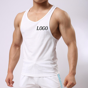 TopQuality Men's Breathable Gym Clothing Quick Dry Sleeveless Workout Tank Top Knitted Bodybuilding Vest Muscle Fit Oem - Product Image 2