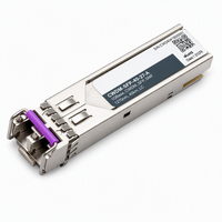 Module émetteur-récepteur optique SFP+ CWDM, module de division de longueur d'onde à fibre monomode pour la communication réseau Ethernet