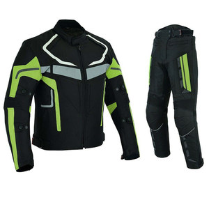 Combinaison de course de moto de cavalier Veste et pantalon en textile Cordura 100% polyester Combinaison en Cordura - Product Image 1