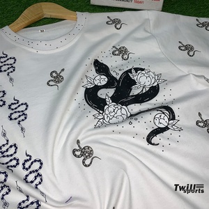 T-shirts personnalisés 100 % coton à col rond pour hommes – Séchage rapide, respirants, impression sérigraphique, logo vierge, votre propre marque - Product Image 4