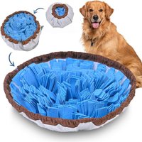Tapis de reniflement en feutre pour chien, avec bord réglable à cordon, jouet puzzle pour l'entraînement olfactif et la recherche de friandises en intérieur