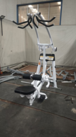 Mesin Lat Pulldown Komersial SK-HST-3 dengan Beban Plat, Peralatan Penguatan Otot Punggung dengan Sandaran Duduk untuk Latihan di Pusat Kebugaran
