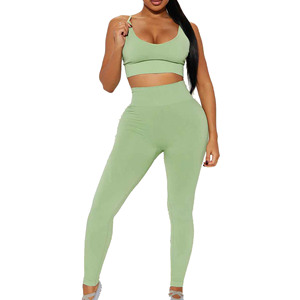 Conjunto Deportivo Personalizado con Logotipo, Sujetador Deportivo, Leggings Levanta Glúteos, Ropa Deportiva para Gimnasio, Conjunto de Fitness 2026 - Product Image 6