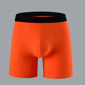 Calzoncillos bóxer personalizados con logotipo OEM y ODM, ropa interior de LICRA y algodón transpirable de talla grande, calzoncillos bóxer para hombre, ropa interior para adultos - Product Image 1