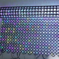 Pantallas LED de Rejilla Transparentes para Exteriores XQD P50 P100, Resistentes al Agua, RGB, Binax Pixel, para Centros Comerciales