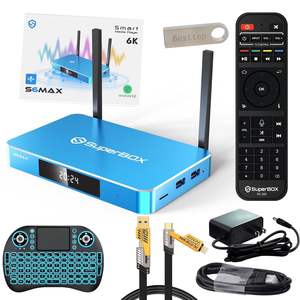 Nuevo TV Box Android 12 de Alta Calidad S6 para Max Premium-Edition, Cable 8K HD, 4GB RAM, 64GB, Audio Mono Activo, Fuente de Alimentación Manual, RTS - Product Image 1