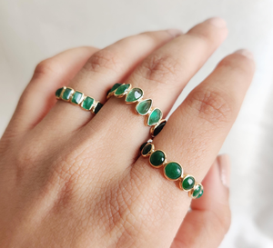 Crafted Hand 5X7MM Shape Fine Sterling Silver Gold Plated Bezel Set DIY Jewelry Making Accessories Anniversary Gift Jewelry - Product Image 6