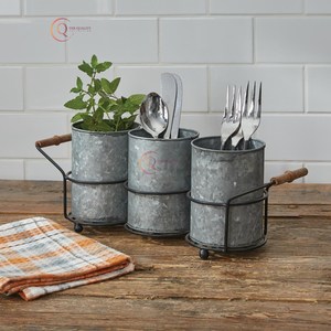 Nouvel arrivage Étagère de rangement de cuisine galvanisée fabriquée à la main Meilleurs supports et étagères de rangement pour couverts Comptoir Hôtel Restaurant Resort - Product Image 6