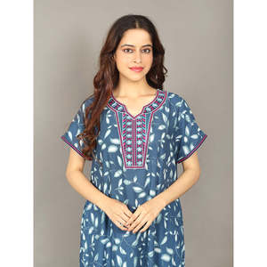 Evolove Women's Liva Viscose Maxi Nighty Pocket <b>Spaghetti</b> Strap Super Soft Comfortable XS Size Woven Fabric BreathablePJ Style - Product Image 2