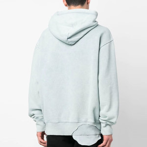 เสื้อฮู้ดผ้าฝ้าย100% สำหรับผู้ชายเสื้อสเวตเชิ้ตโลโก้โอเวอร์ไซส์ระบายอากาศได้ดีมีซิปสำหรับฤดูหนาว - Product Image 5
