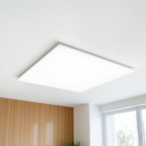 350W Black Aluminium Infrared Heating Panel Frameless Smart Solar Lighting Energy <b>Efficiency</b> Class Overheat Protection Ceiling - Product Image 2