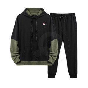 Ensemble de survêtement brodé de style moderne, coupe confortable, mélange de coton, tenue sportive, matériau de qualité supérieure - Product Image 5