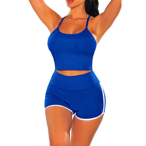 Ensemble deux pièces 100% coton à capuche uni pour femme, idéal pour le yoga, la gym, le sport, les sorties sexy en automne - Product Image 4