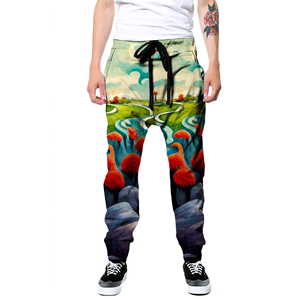 Design parfait Confortable hommes Sublimation Pantalon de survêtement respirant hommes Sublimation Pantalon de survêtement - Product Image 3