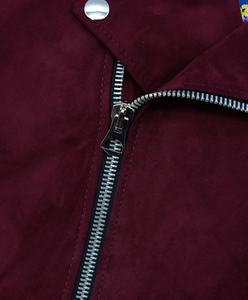 Chaqueta de Cuero Casual para Hombre, Otoño Invierno, con Cierre, Manga Larga, Reversible, con Logotipo Frontal, Estilo Motociclista - Product Image 4