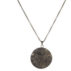 Urthn Fine Chains Collier Pendentif Plaqué Or Antique-1203015 - Product Image 1