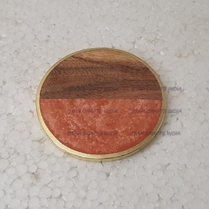Hot Selling 2024 <b>Coaster</b> Sets Stackable Resin Wood <b>Drink</b> <b>Coasters</b> From SCI for Office & Home for Restaurant - Product Image 5