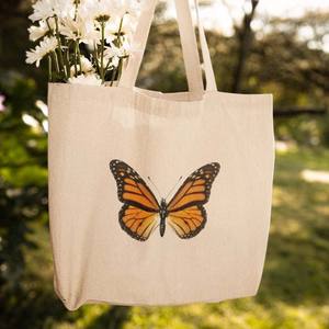 Sacs fourre-tout promotionnels en coton personnalisés avec poignées en ruban pour les salons professionnels, commande en gros, logo entièrement personnalisable, sacs de shopping - Product Image 1