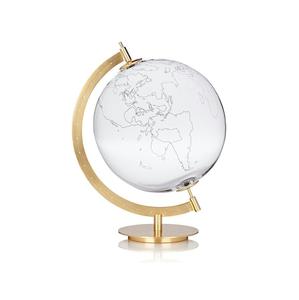 Globe en fer chic au design de sphère minimaliste pour les présentations de table à la mode ou les présentations corporatives abstraites - Product Image 6