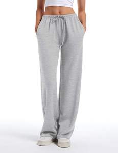 Pantalon de survêtement en molleton 100% coton pour hommes de qualité supérieure Joggers à coupe décontractée avec taille moyenne Style avant plat pour le confort et le style décontracté - Product Image 2