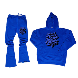 Survêtements de jogging d'entraînement personnalisés avec sérigraphie pour hommes, pantalons de survêtement et sweat à capuche 100% coton cargo empilés - Product Image 6