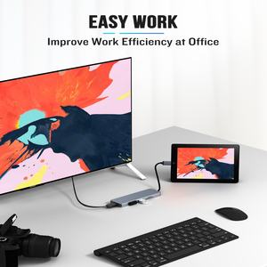 Фабрика <span class=keywords><strong>Shenzhen</strong></span> ODM OEM Usb порт концентратор 5 в 1 USB 3,0 Por концентратор алюминиевая док-станция совместимая Tf/sd карта для ноутбука - Product Image 2