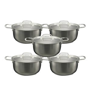 Sartén recta de acero inoxidable de 28 cm personalizada de alta calidad, precio al por mayor de exportación profesional para cocinar en Camboya - Product Image 5