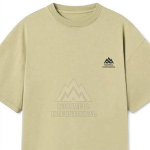 เสื้อยืดทรงบ็อกซ์ ราคาประหยัด ผลิตจากผ้าฝ้าย น้ำหนักเบา เสื้อยืดทรงบ็อกซ์ผู้ชาย ทรงเข้ารูป แขนสั้น เสื้อยืดทรงบ็อกซ์ผู้ชาย ลดราคา - Product Image 5