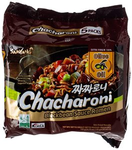 Vente chaude Samyang Chacharoni Ramen Nouilles à la sauce aux haricots noirs 140g x 5 Prix d'usine Fournisseur en gros de nourriture instantanée coréenne - Product Image 5