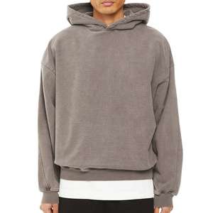 Prix usine sweats à capuche en coton 400 GSM sweats lourds en gros sweats chauds doux confortables - Product Image 1