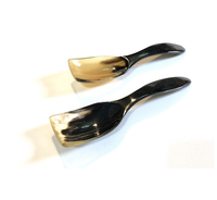 Vente chaude corne de buffle couverts cuillère café thé/sucre cuillère ustensiles de cuisine vaisselle corne cuillères