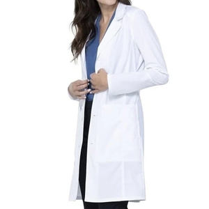 Bata de Laboratorio Médica, Uniforme de Hospital, Bata de Laboratorio Blanca Profesional para Médico, Transpirable, para Dentistas - Product Image 3