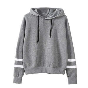 Drop Shoulder Solid Color Dyed Knitted Casual Wear Hoodies pour Femme Pullover Hoodie Wholesale Custom Logo Women's Hoodie - Product Image 1