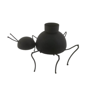 Nouvel arrivage de support en fer T Lite en forme d'araignée couleur noir mat pour la décoration d'Halloween et la décoration d'éclairage de table - Product Image 1