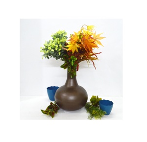 Meilleur vase en forme de pichet de couleur antique, revêtement en poudre, vase à fleurs de couleur antique, vase de style luxueux pour la maison de luxe - Product Image 1