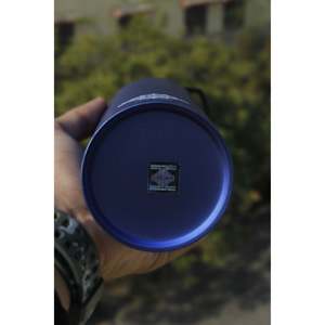 Botella Plana de Acero Inoxidable Azul Mate de Diseño Moderno de 750 ml con Tapa para Beber, Botella de Vacío para Viaje con Capacidades de 800 ml, 900 ml y 1500 ml - Product Image 2