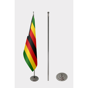 Customizable Indoor Desk <b>Flag</b> 3x5ft Aluminum <b>Pole</b> Digital Printing Cotton Nylon or Polyester Material Display Usage - Product Image 2