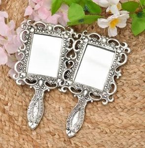 wholesale supplier Metal Handheld <b>Mirror</b> manufacturer with Handle <b>Vintage</b> Compact Personal Makeup - Product Image 5