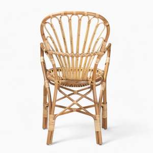 Wholesale <b>Rattan</b> <b>Dining</b> <b>Chair</b> <b>Rattan</b> Armchair Natural <b>Dining</b> <b>Chair</b> <b>Rattan</b> Wicker <b>Chair</b> for Furniture From Vietnam - Product Image 3
